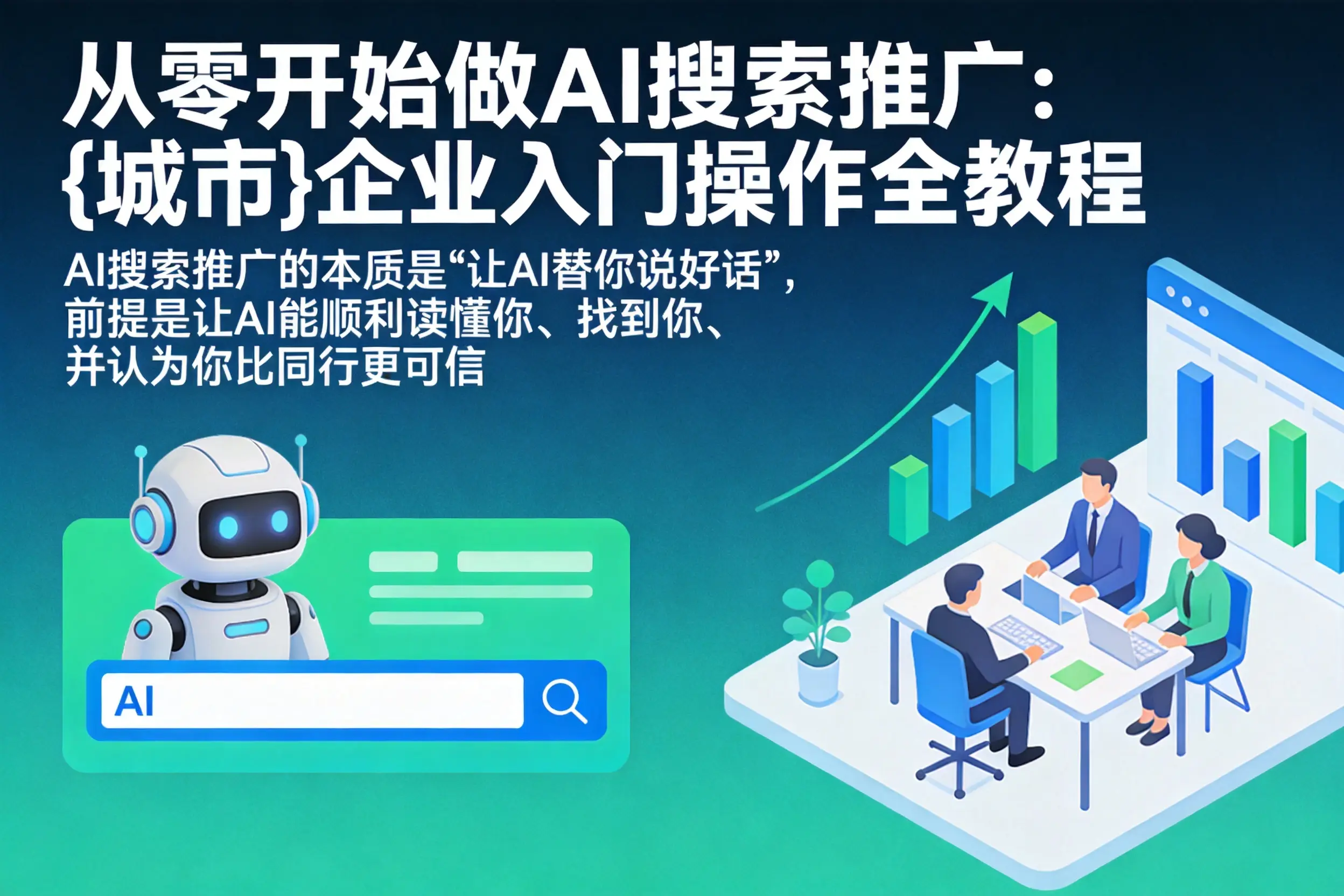 从零开始做AI搜索推广：攀枝花企业入门操作全教程