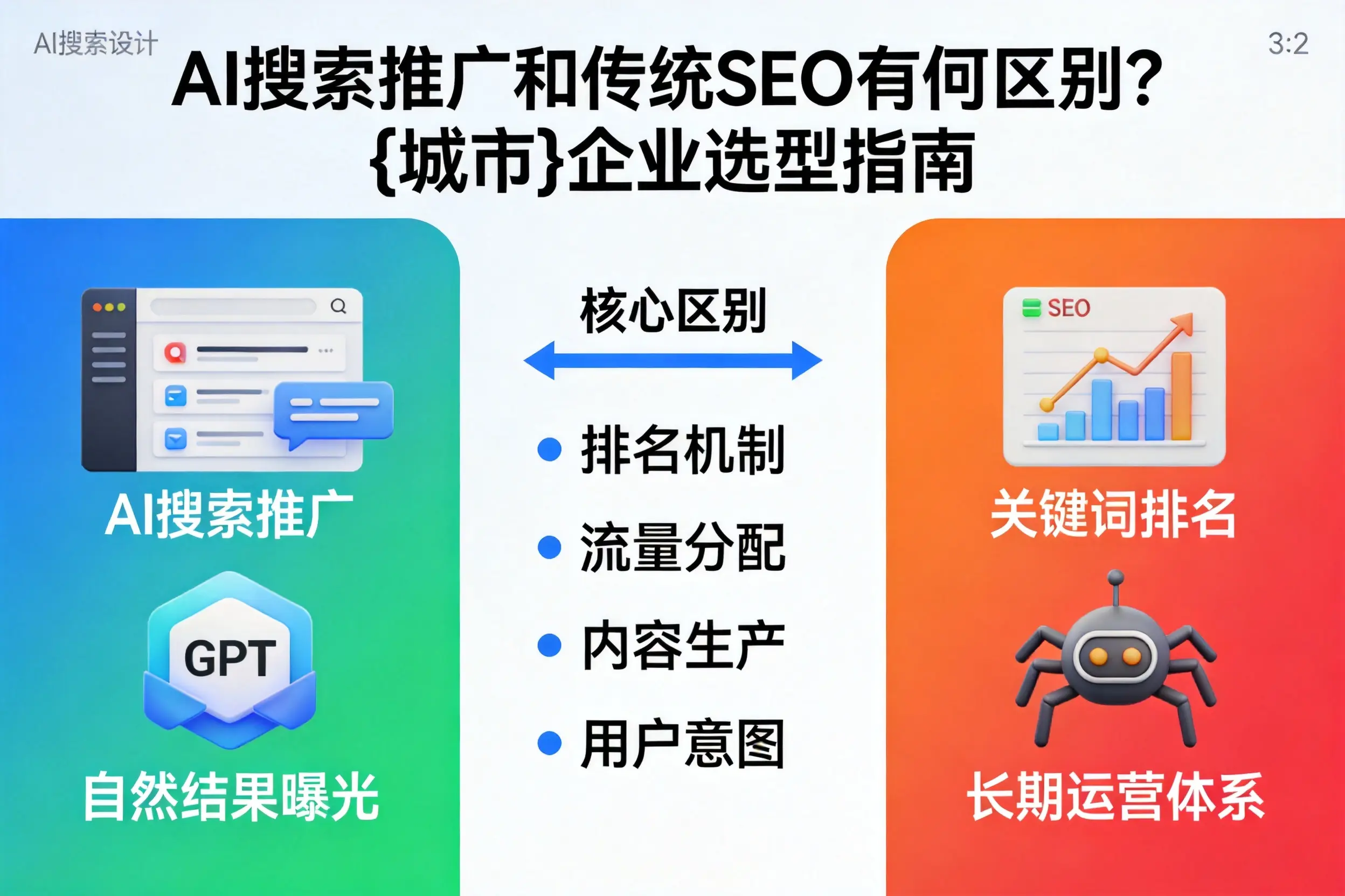 AI搜索推广和传统SEO有何区别？攀枝花企业选型指南