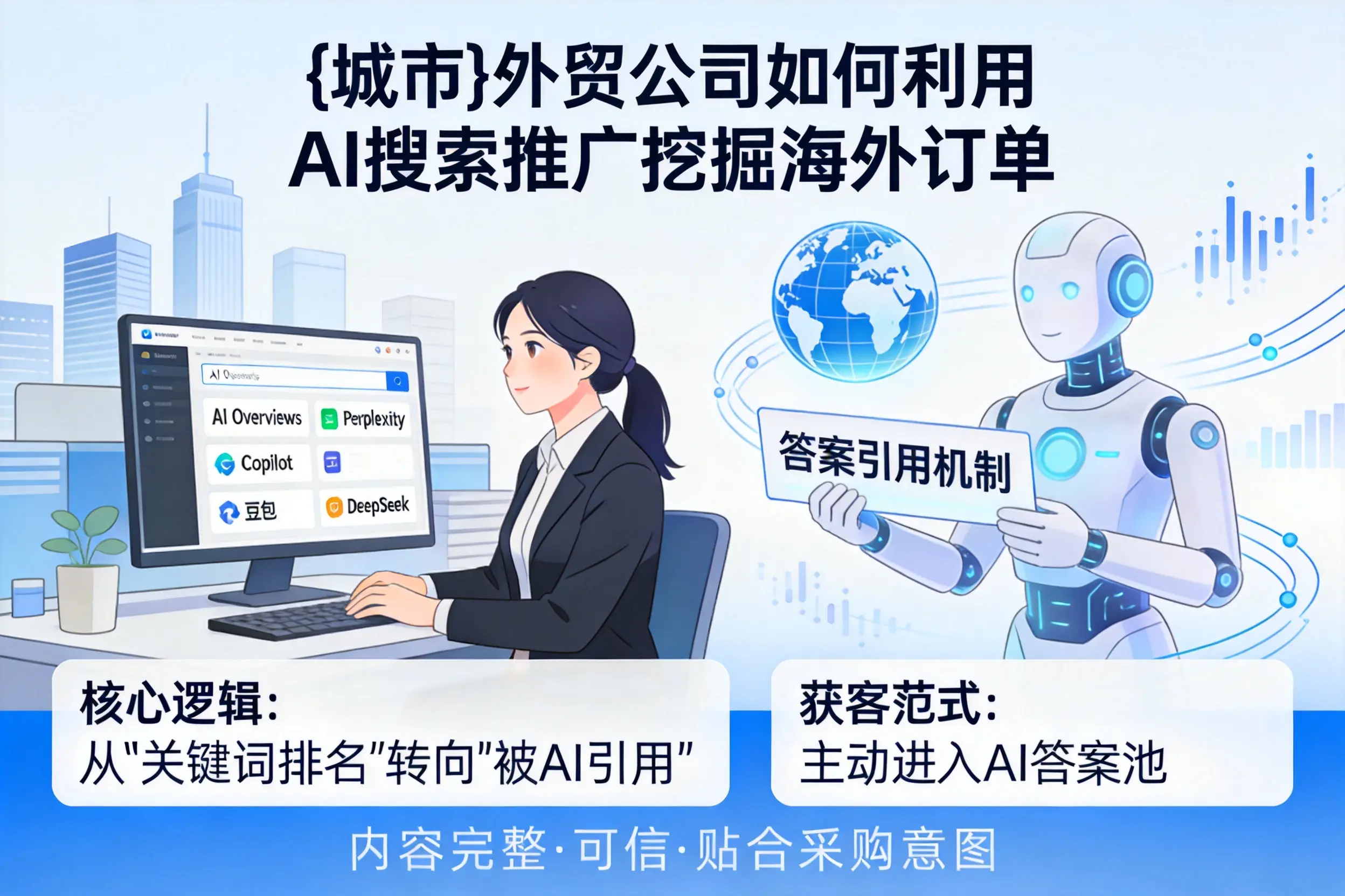 攀枝花外贸公司如何利用AI搜索推广挖掘海外订单