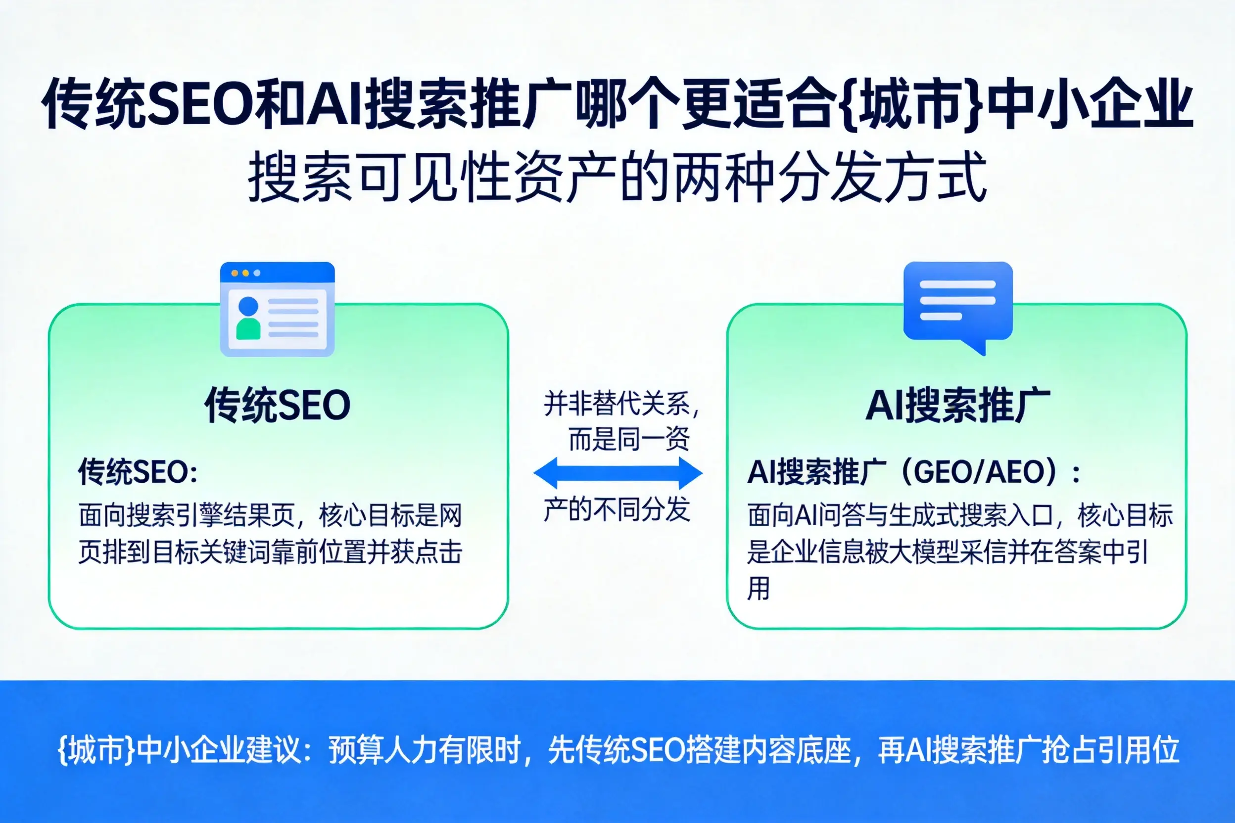 传统SEO和AI搜索推广哪个更适合攀枝花中小企业