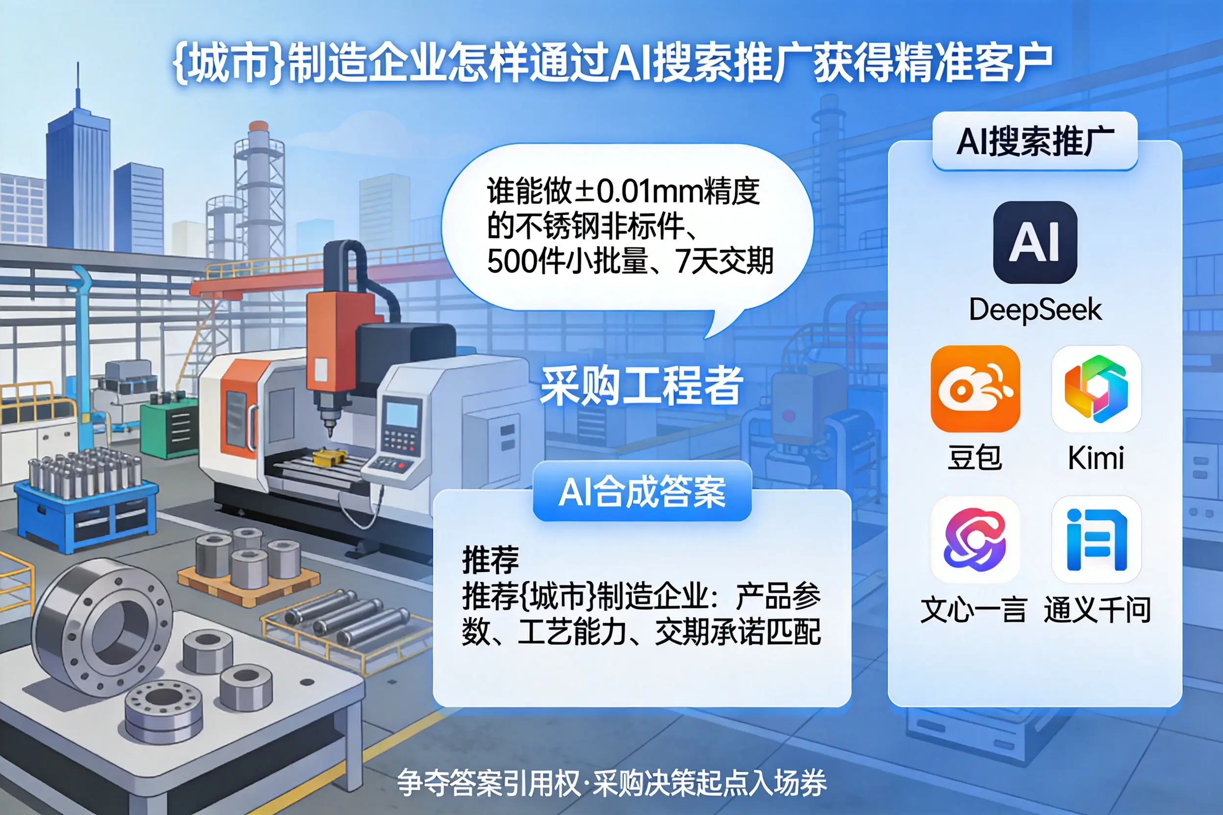 攀枝花制造企业怎样通过AI搜索推广获得精准客户