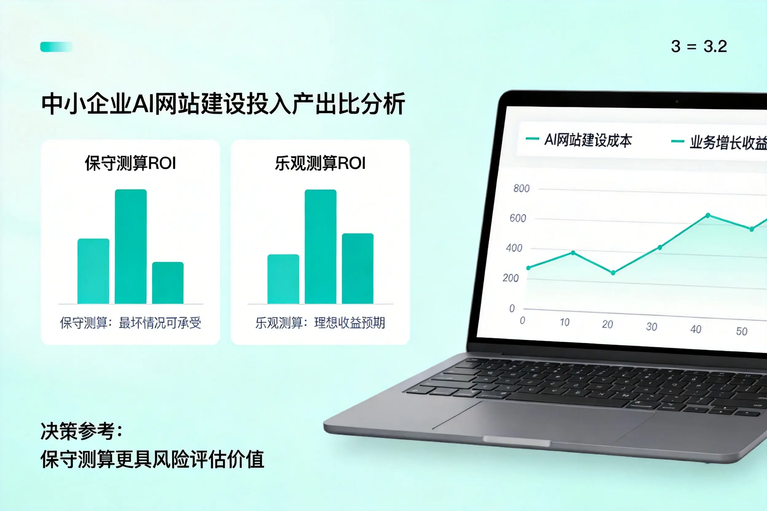 攀枝花中小企业AI网站建设投入产出比怎么算？先看这份分析