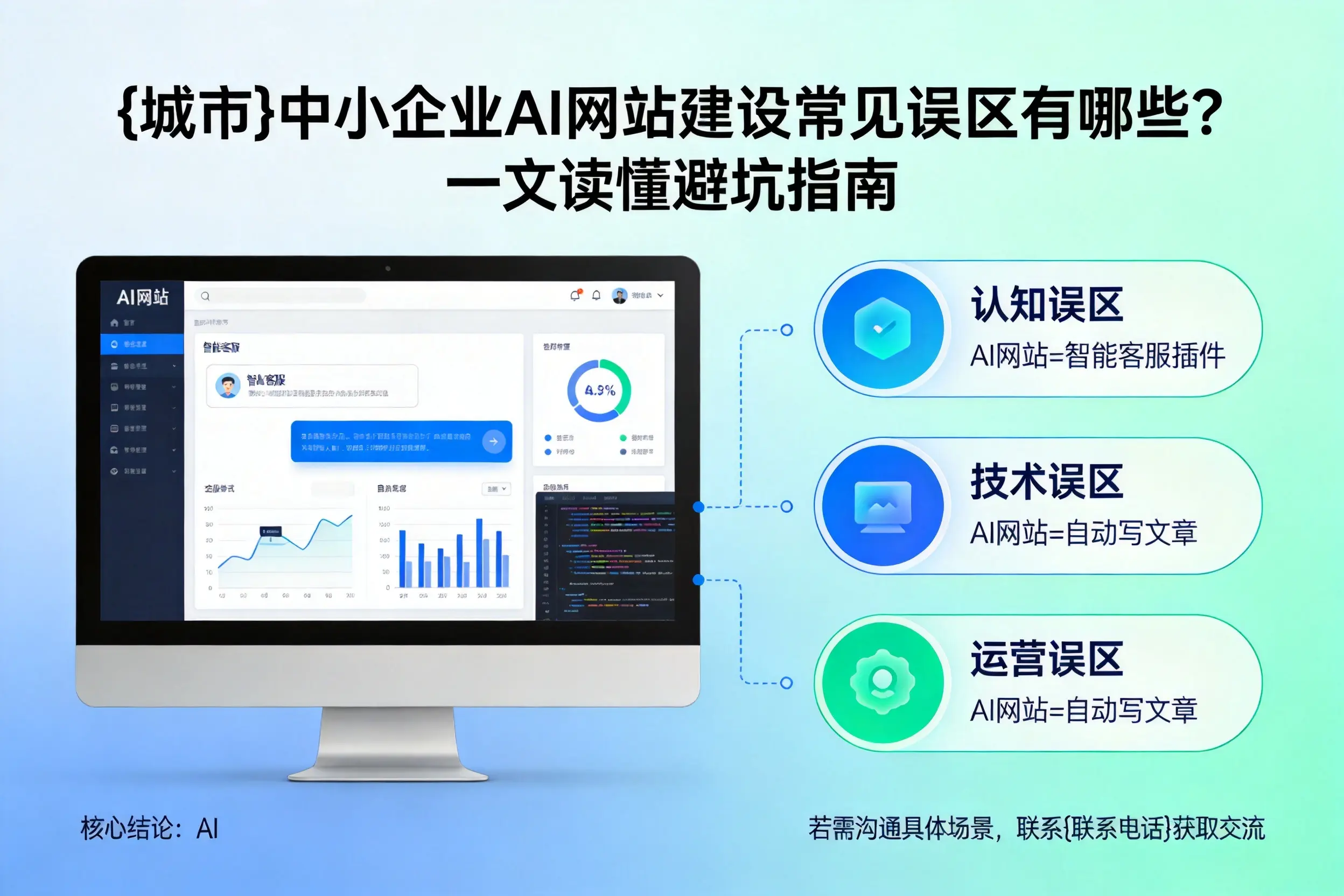 攀枝花中小企业AI网站建设常见误区有哪些？一文读懂避坑指南