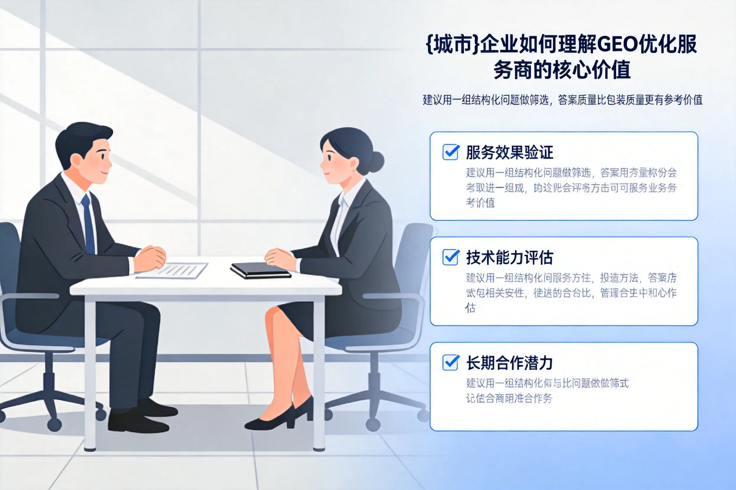 攀枝花企业如何理解GEO优化服务商的核心价值